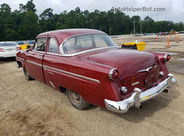 U4DG161634 1954 FORD UK Бордовый Задняя левая четверть