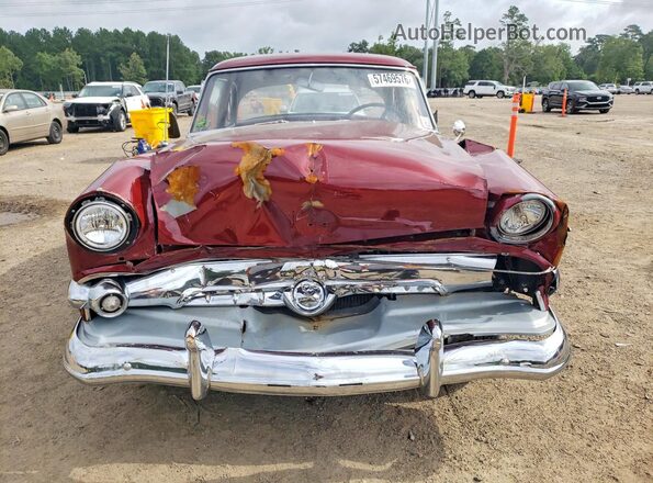 U4DG161634 1954 FORD UK Бордовый Вид спереди