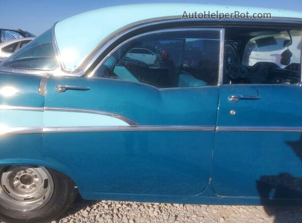 VB57L158283 1957 CHEVROLET BEL Blue უკანა სავარძლების ხედი
