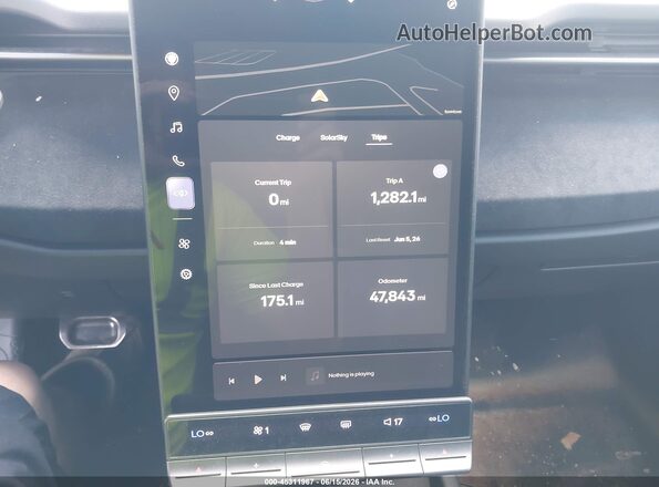 VCF1EBU24PG008066 2023 FISKER OCEAN Green Vista de los asientos traseros