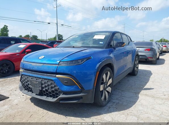 VCF1ZBU26PG002578 2023 FISKER OCEAN Blue Առջևի ձախ երեք քառորդ տեսարան