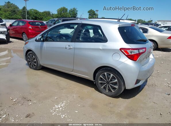 VNKJTUD33JA093316 2018 TOYOTA YARIS Silver უკანა მარცხენა