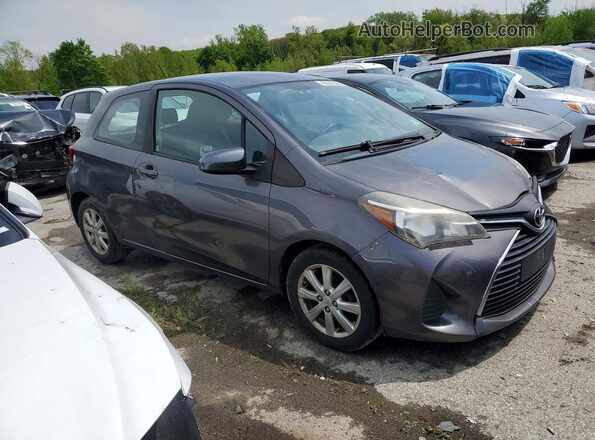 VNKJTUD39GA060619 2016 TOYOTA YARIS Charcoal წინა მარჯვენა