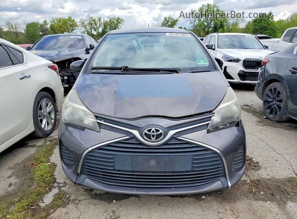 VNKJTUD39GA060619 2016 TOYOTA YARIS Charcoal წინა ხედი