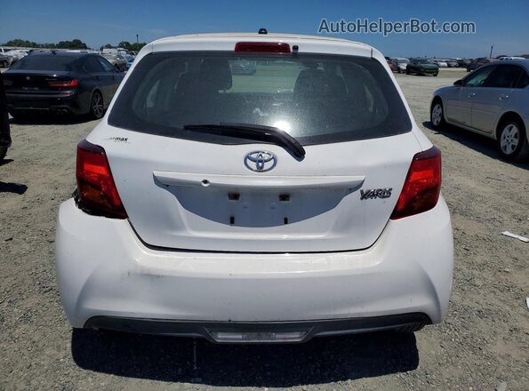 VNKKTUD30GA063669 2016 TOYOTA YARIS Белый Вид сзади