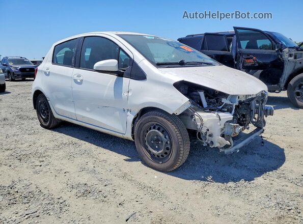 VNKKTUD30GA063669 2016 TOYOTA YARIS Белый Передняя правая четверть