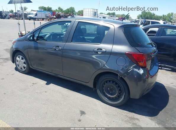 VNKKTUD30HA082580 2017 TOYOTA YARIS Gray Trasero izquierdo