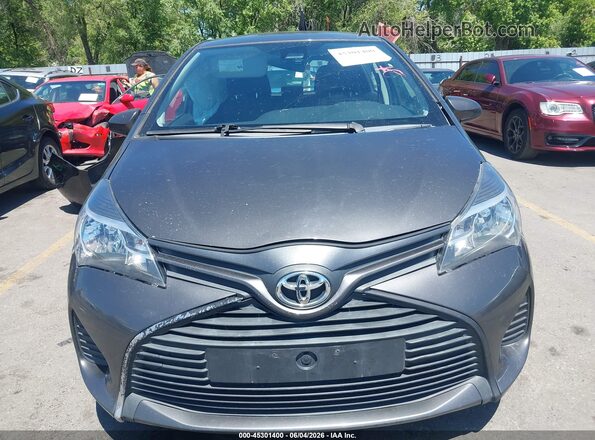 VNKKTUD30HA082580 2017 TOYOTA YARIS Gray Vista del cuadro de instrumentos