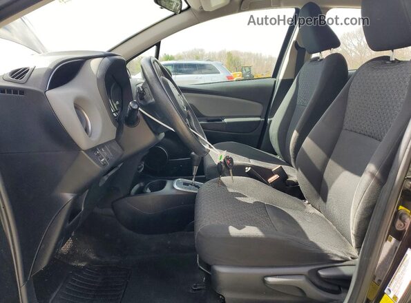 VNKKTUD32GA056206 2016 TOYOTA YARIS Black Widok wnętrza z przodu
