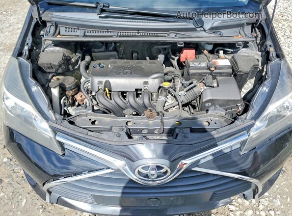 VNKKTUD32GA056206 2016 TOYOTA YARIS Black Widok wnętrza z tyłu