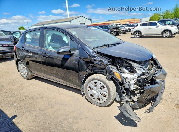 VNKKTUD32JA088452 2018 TOYOTA YARIS Черный Передняя правая четверть