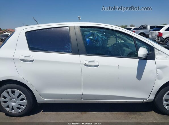 VNKKTUD34HA084980 2017 TOYOTA YARIS Белый Вид задней части салона