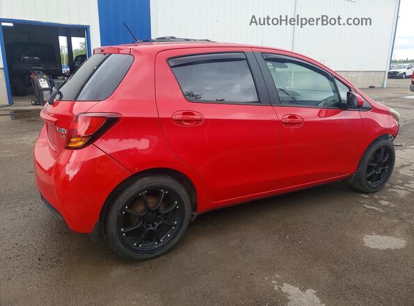 VNKKTUD36HA077111 2017 TOYOTA YARIS Red უკანა მარჯვენა