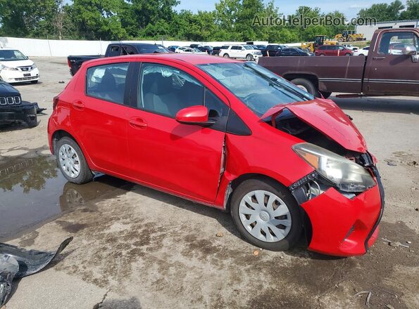 VNKKTUD37GA068254 2016 TOYOTA YARIS Red Przód prawy