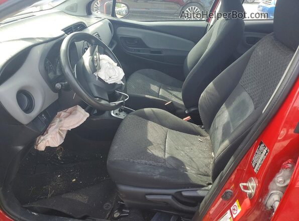 VNKKTUD37GA068254 2016 TOYOTA YARIS Red Widok wnętrza z przodu