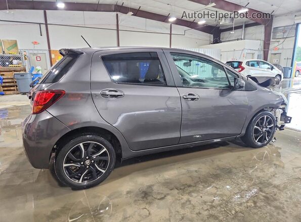 VNKKTUD38GA069865 2016 TOYOTA YARIS Gray Задня права чверть