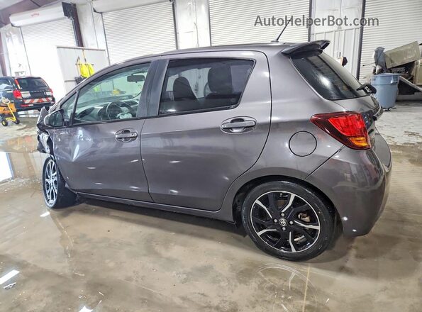 VNKKTUD38GA069865 2016 TOYOTA YARIS Gray Задня ліва чверть