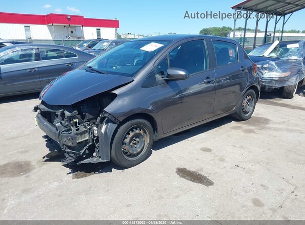 VNKKTUD38HA072802 2017 TOYOTA YARIS Gray Przód lewy