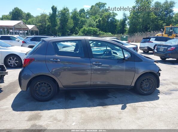 VNKKTUD38HA072802 2017 TOYOTA YARIS Gray Widok wnętrza 360 stopni