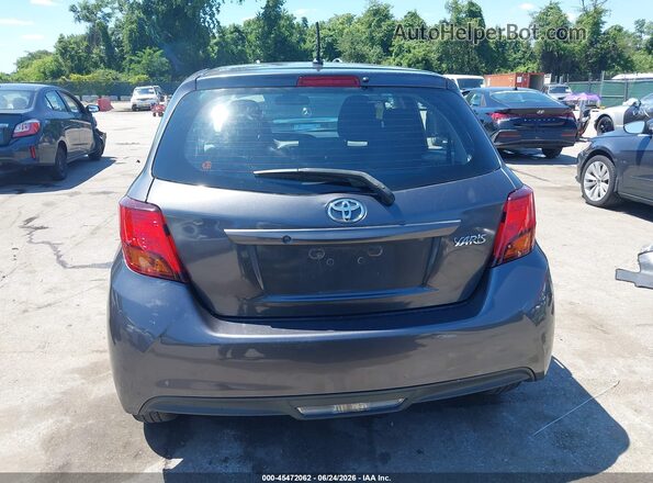 VNKKTUD38HA072802 2017 TOYOTA YARIS Gray 