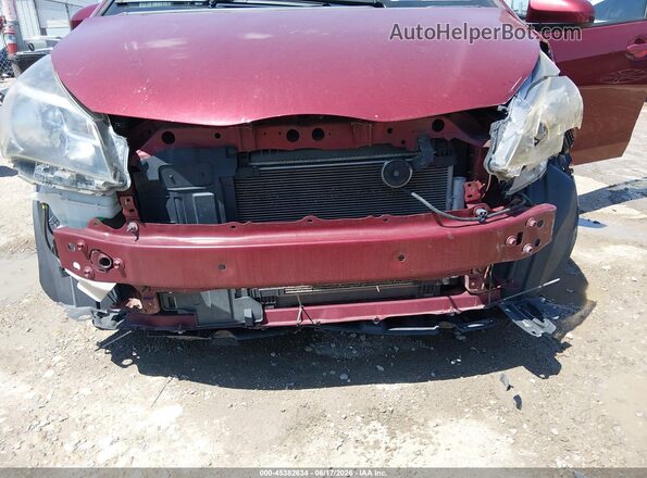 VNKKTUD38HA082987 2017 TOYOTA YARIS Red Դիմացի տեսք