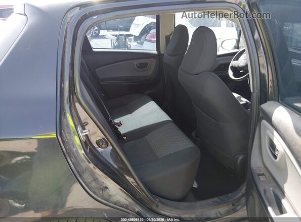 VNKKTUD39HA073392 2017 TOYOTA YARIS Gray VIN კოდის სტიკერის ხედი