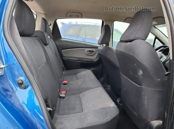 VNKKTUD3XHA083929 2017 TOYOTA YARIS Blue Vista de los asientos traseros