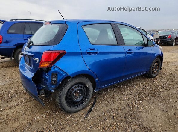 VNKKTUD3XHA083929 2017 TOYOTA YARIS Blue Trasero derecho