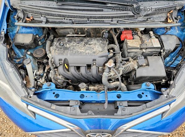VNKKTUD3XHA083929 2017 TOYOTA YARIS Blue Vista interior trasera