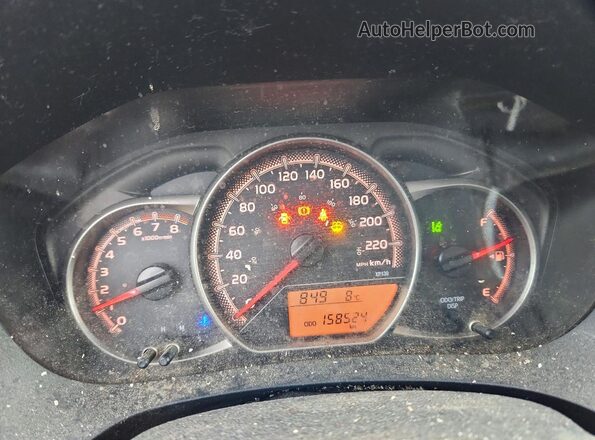 VNKKTUD3XHA083929 2017 TOYOTA YARIS Blue Vista del cuadro de instrumentos