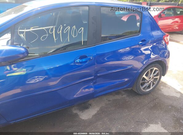 VNKKTUD3XJA092264 2018 TOYOTA YARIS Blue Դիմացի տեսք