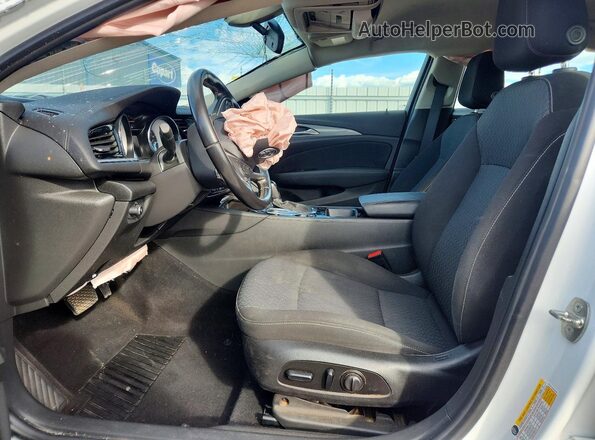 W04GL6SX3L1007262 2020 BUICK REGAL White Widok wnętrza z przodu