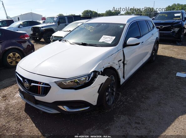 W04GU8SX4J1078606 2018 BUICK REGAL White Vista tres cuartos delantera izquierda