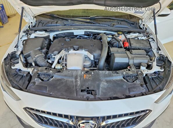 W04GU8SX5K1017380 2019 BUICK REGAL Белый Вид подкапотного пространства