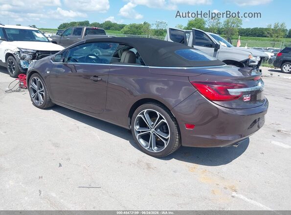 W04WH3N53HG017381 2017 BUICK CASCADA Dark Brown Հետևի ձախ