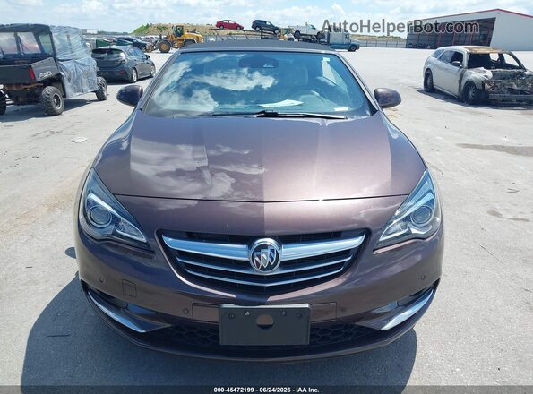 W04WH3N53HG017381 2017 BUICK CASCADA Dark Brown Սարքավորումների վահանակի տեսք