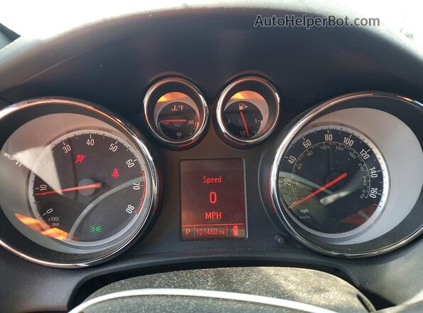 W04WH3N5XKG381868 2019 BUICK CASCADA Blue Instrument cluster view