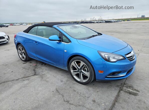 W04WJ3N55HG166136 2017 BUICK CASCADA Blue წინა მარჯვენა