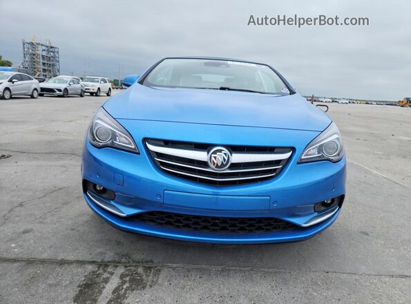 W04WJ3N55HG166136 2017 BUICK CASCADA Blue წინა ხედი