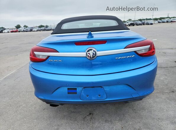 W04WJ3N55HG166136 2017 BUICK CASCADA Blue უკანა ხედი
