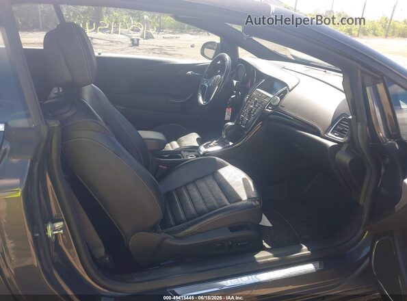 W04WT3N53GG044691 2016 BUICK CASCADA Black Вид салону спереду