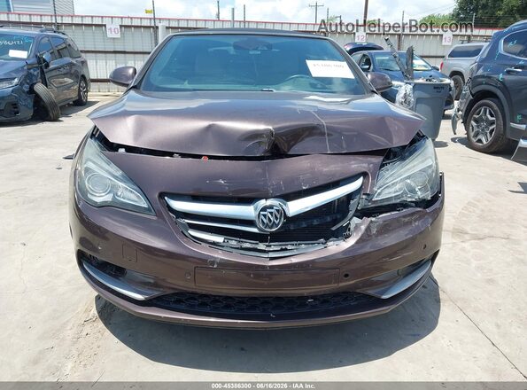 W04WT3N53GG073446 2016 BUICK CASCADA Purple Instrument cluster view