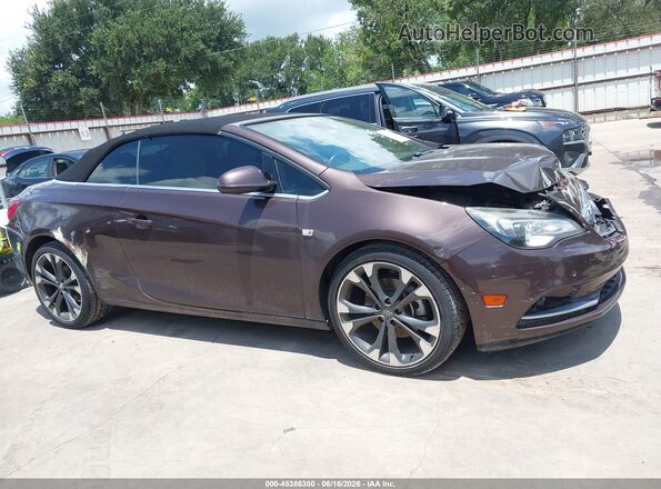 W04WT3N53GG073446 2016 BUICK CASCADA Purple Rear interior view
