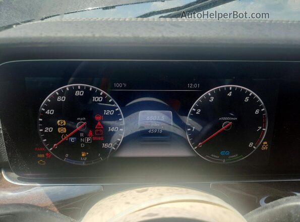 W1K2J5JB4LA075873 2020 MERCEDES-BENZ CLS-CLASS Charcoal Вид щитка приладів