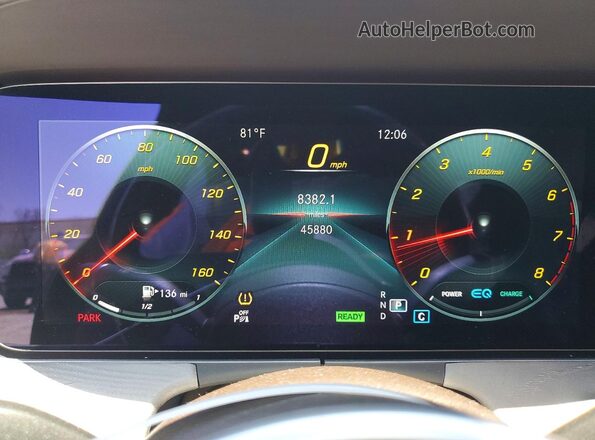 W1K2J5JB4MA086115 2021 MERCEDES-BENZ CLS-CLASS Gray Սարքավորումների վահանակի տեսք