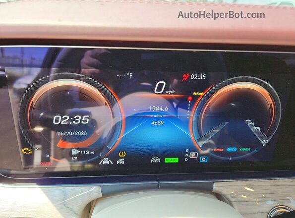 W1K2J5KB2NA105261 2022 MERCEDES-BENZ CLS-CLASS Black Вид щитка приладів