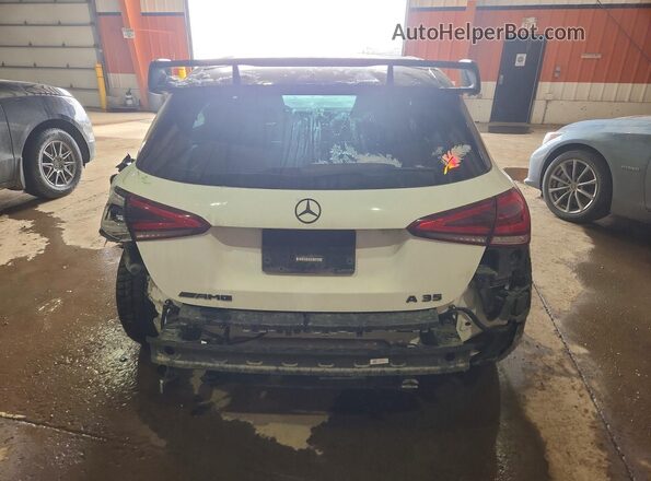 W1K3F5BB1NJ375829 2022 MERCEDES-BENZ A White Вид ззаду