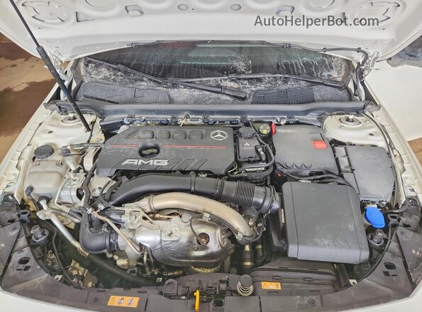 W1K3F5BB1NJ375829 2022 MERCEDES-BENZ A White Вид задньої частини салону