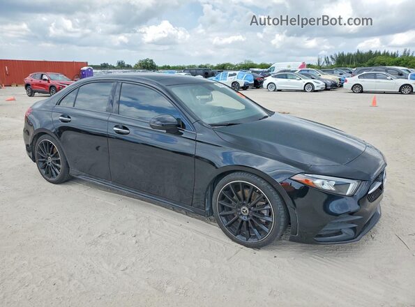 W1K3G4EB2NJ361652 2022 MERCEDES-BENZ A Черный Передняя правая четверть