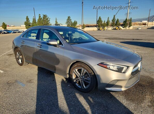 W1K3G4EB4LJ202225 2020 MERCEDES-BENZ A Gray Передня права чверть